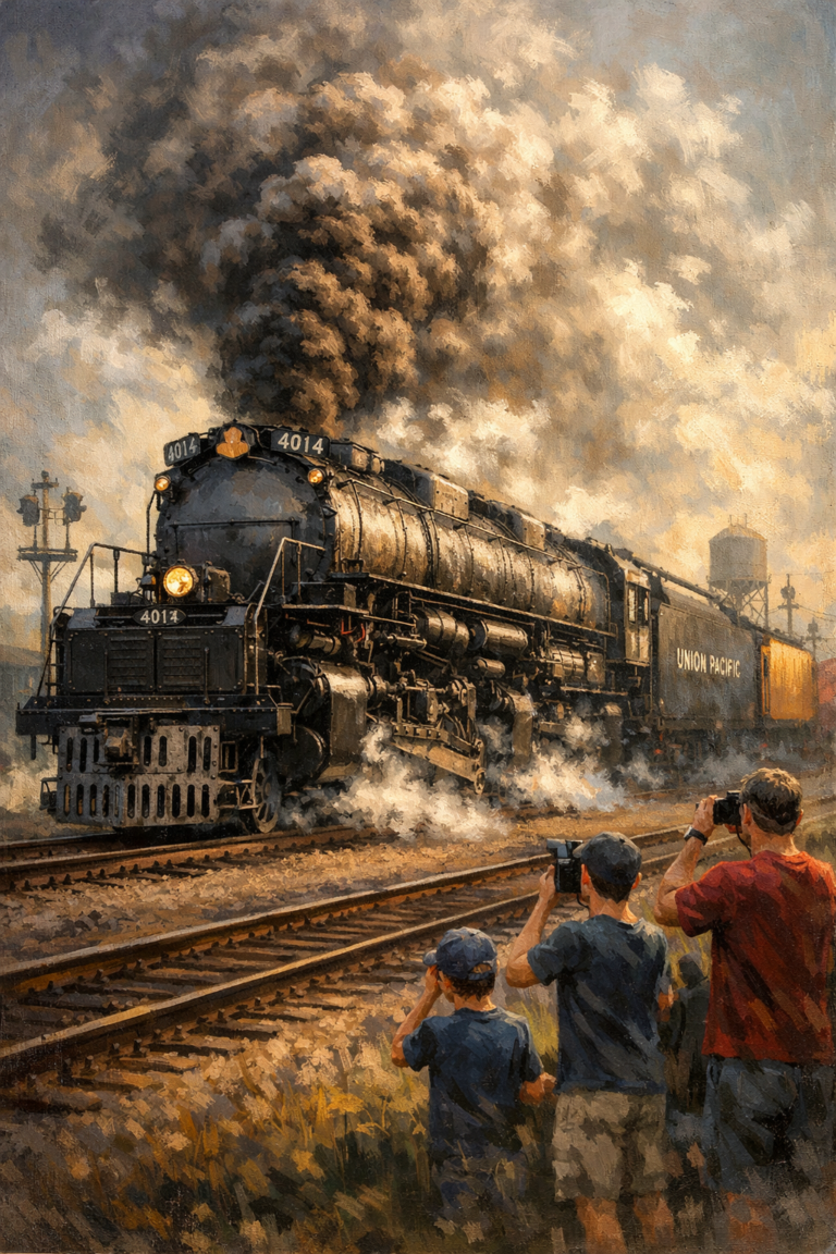Artistic rendering of the Union Pacific Big Boy 4014